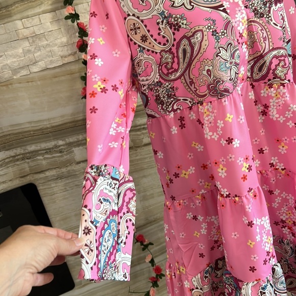 Women’s Boho Spring/ Summer‎ Dress. Size L - Picture 7 of 12